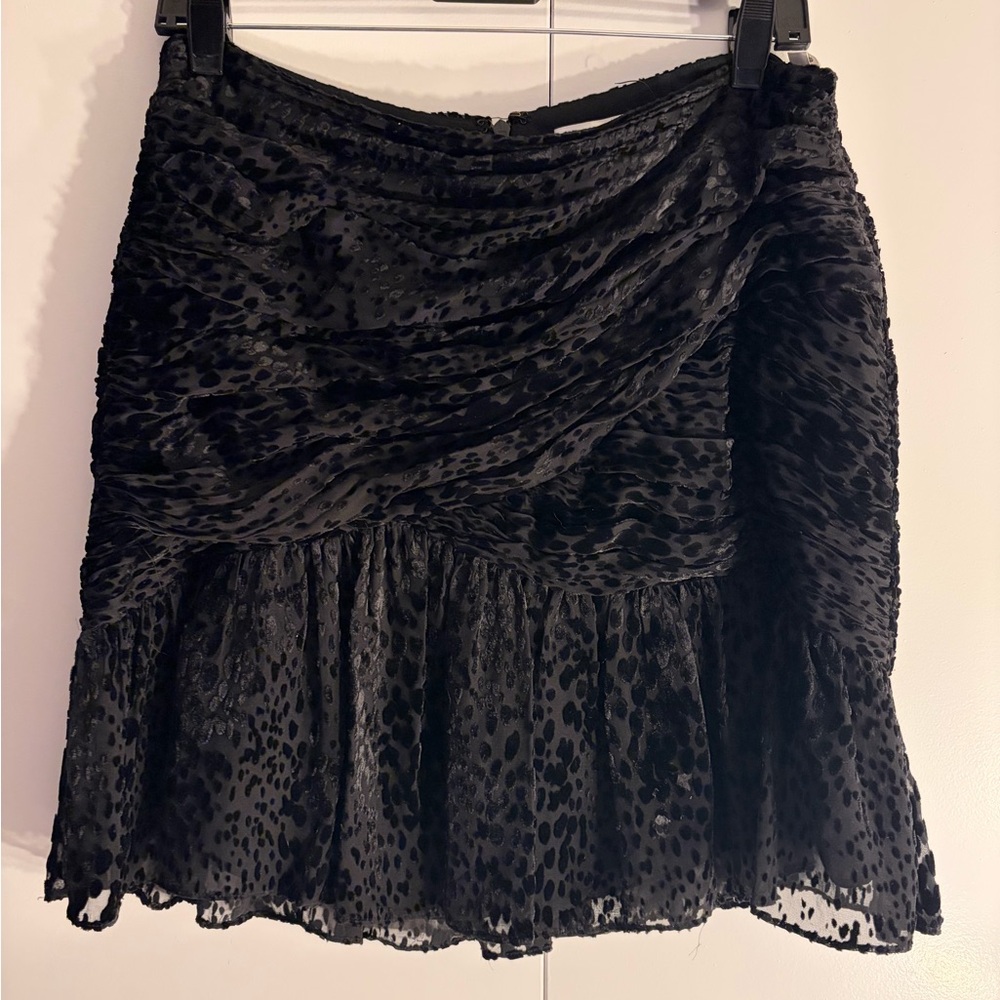 ALC Textured Ruffle Mini Skirt